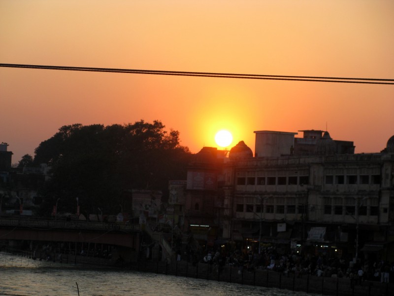 Sunset at Haridwar