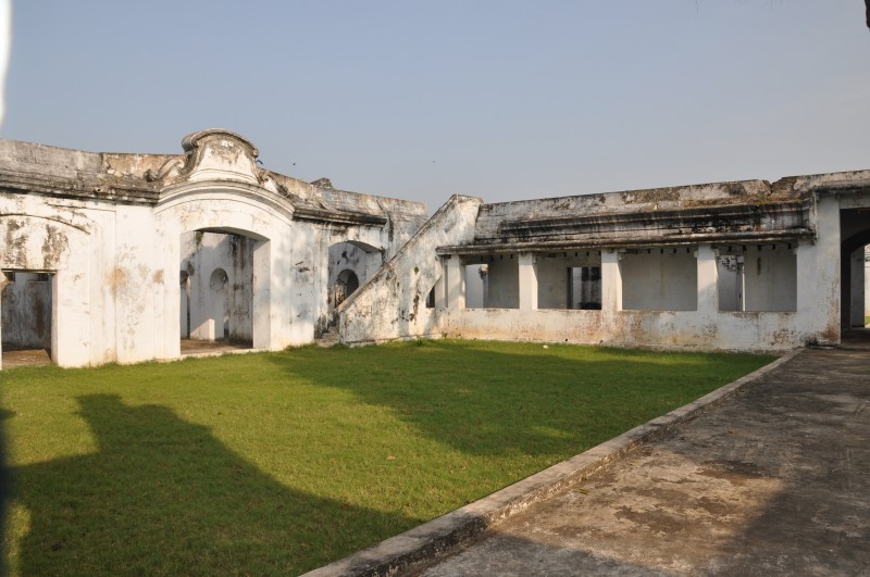 Inside of Bandar Fort, machilipatnam