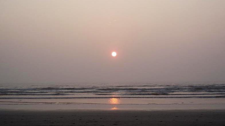 machilipatnam beach sunrise