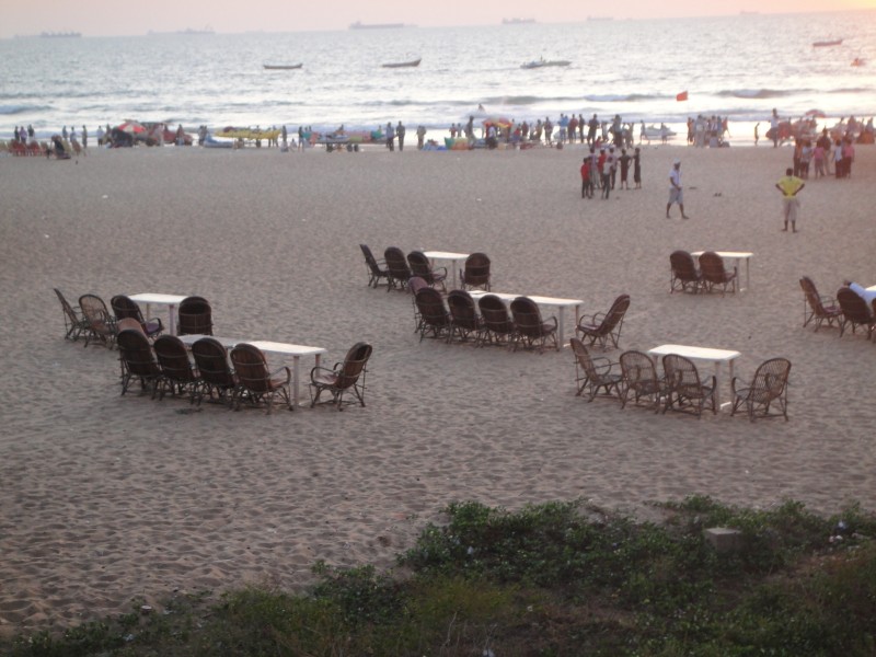Evening at Calangute beach, Goa
