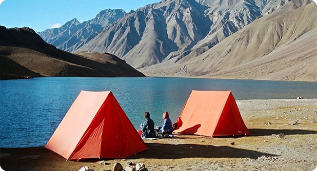 Chandratal Lake Camping